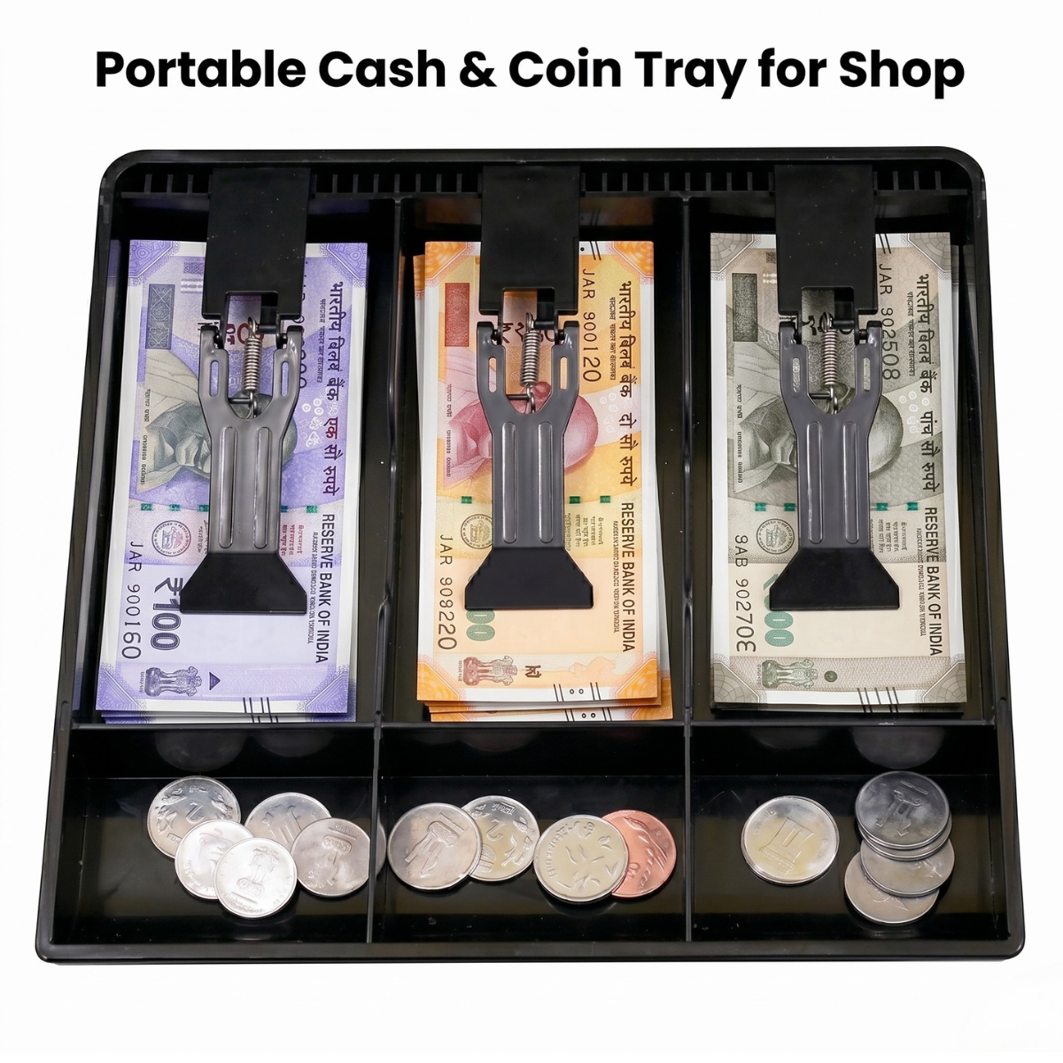 Portable Cash And Coin Tray