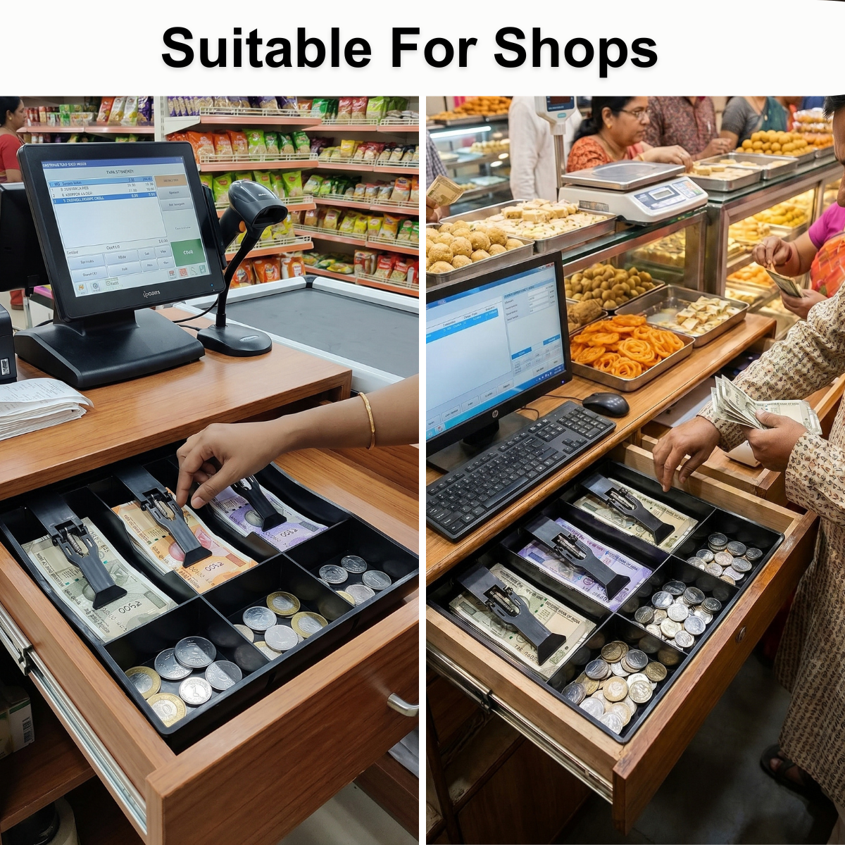 Portable Cash And Coin Tray